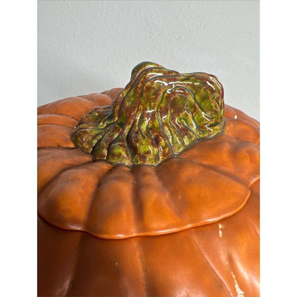 Rare Vintage 1984 Donna Shotto Ceramic Pampkin Lamp 9” See Description - Picture 5 of 16